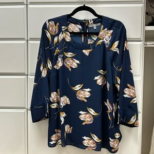 Daniel Rainn size large floral blouse